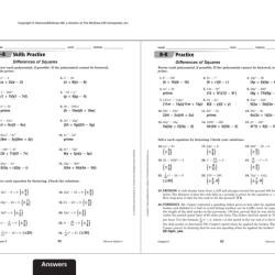 Mcgraw hill glencoe algebra 1 answer key