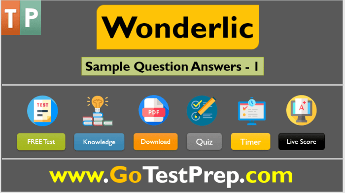 Wonderlic test pdf with answers